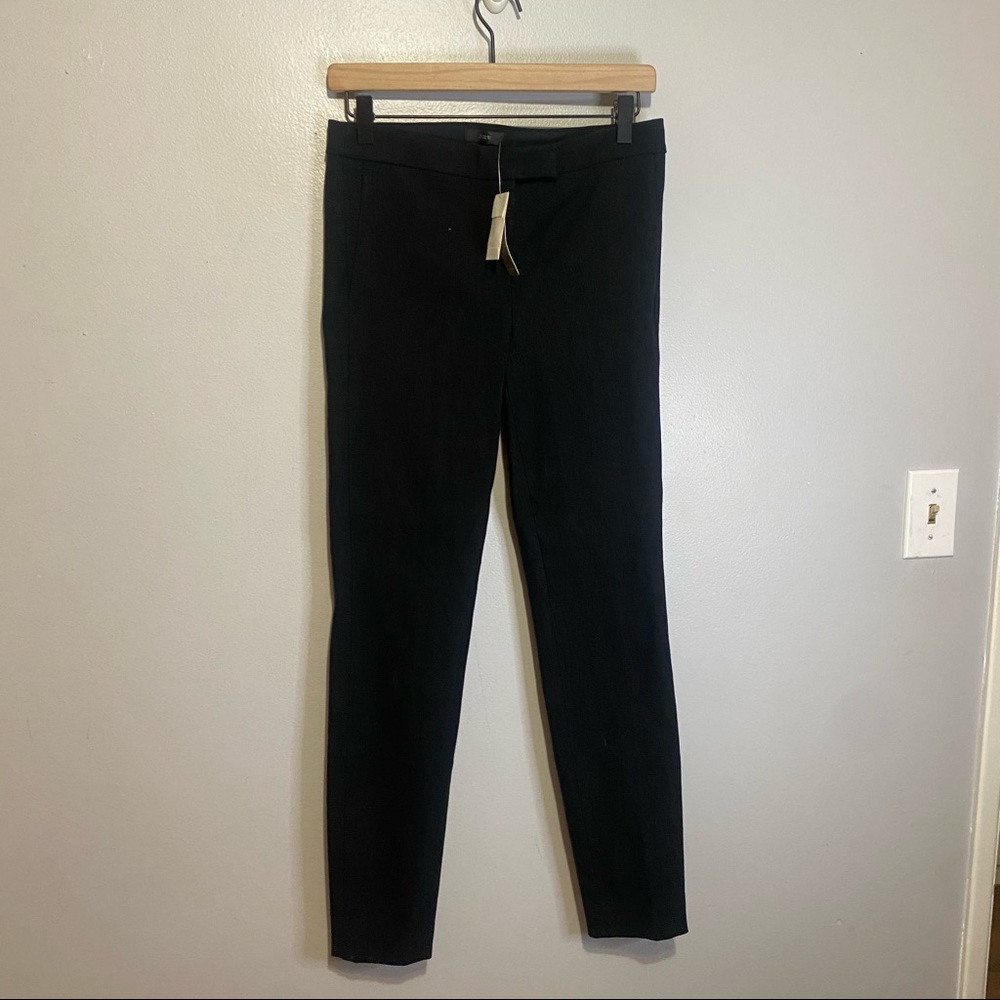 NWT J. Crew Women's Black Ryder Ankle Pants Size 2 Style B7854